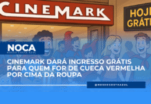 Cinemark dá ingresso grátis para quem for de cueca vermelha por cima da calça